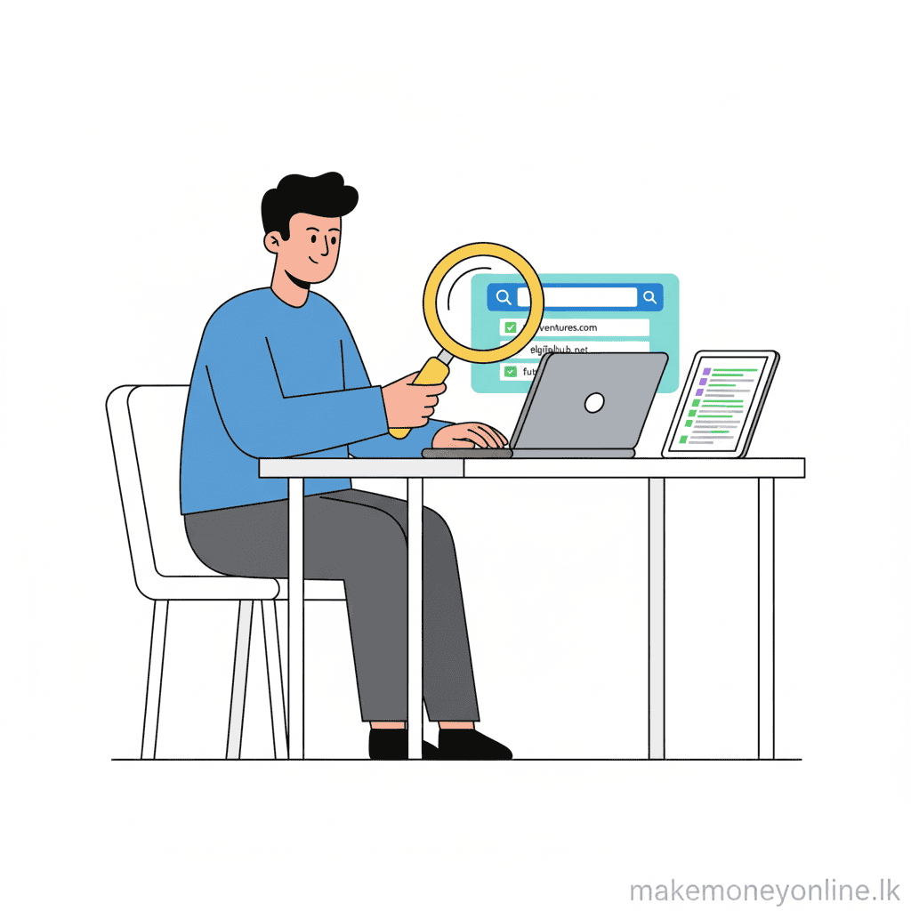 Domain Flipping in Sri Lanka: Earn LKR 50,000+ Monthly (2026 Guide) Domain Flipping Research - Domain Flipping in Sri Lanka