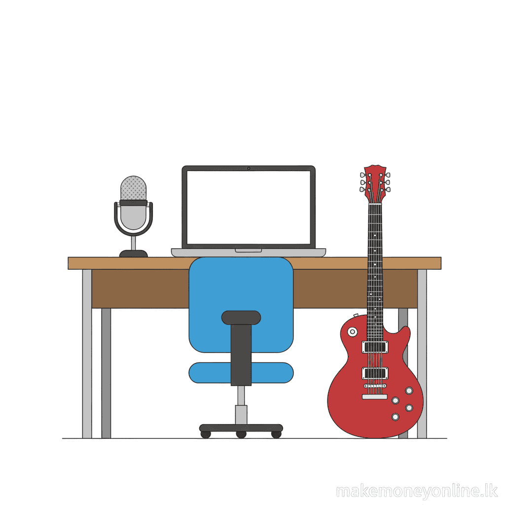 Online Music Teaching Setup - Music Lessons in Sri Lanka