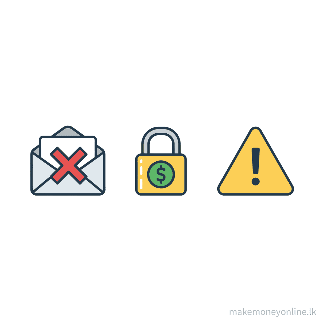 Podcasting scam warning signs including fake sponsorship offers and paid distribution schemes