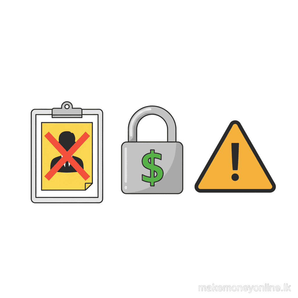 Virtual assistant scam warning signs including fake job postings and unpaid trial work requests